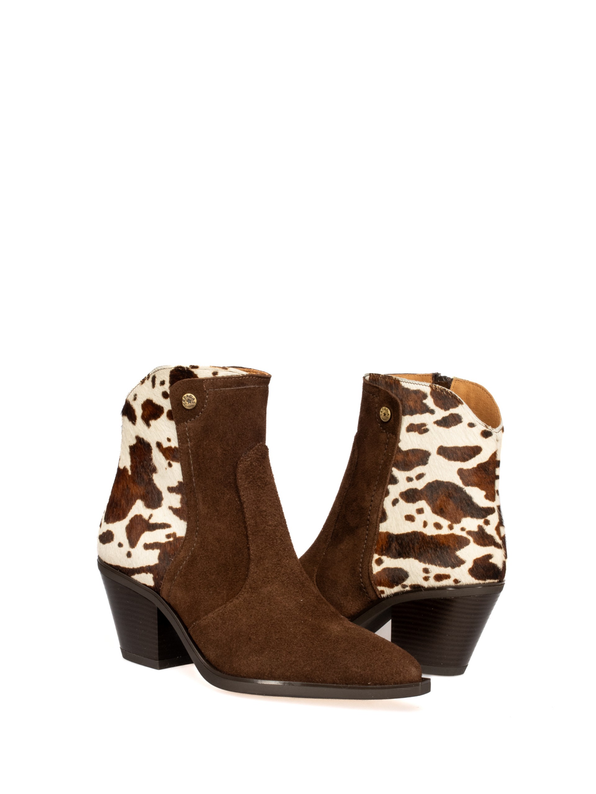 Botim Texano em Camurça com pêlo