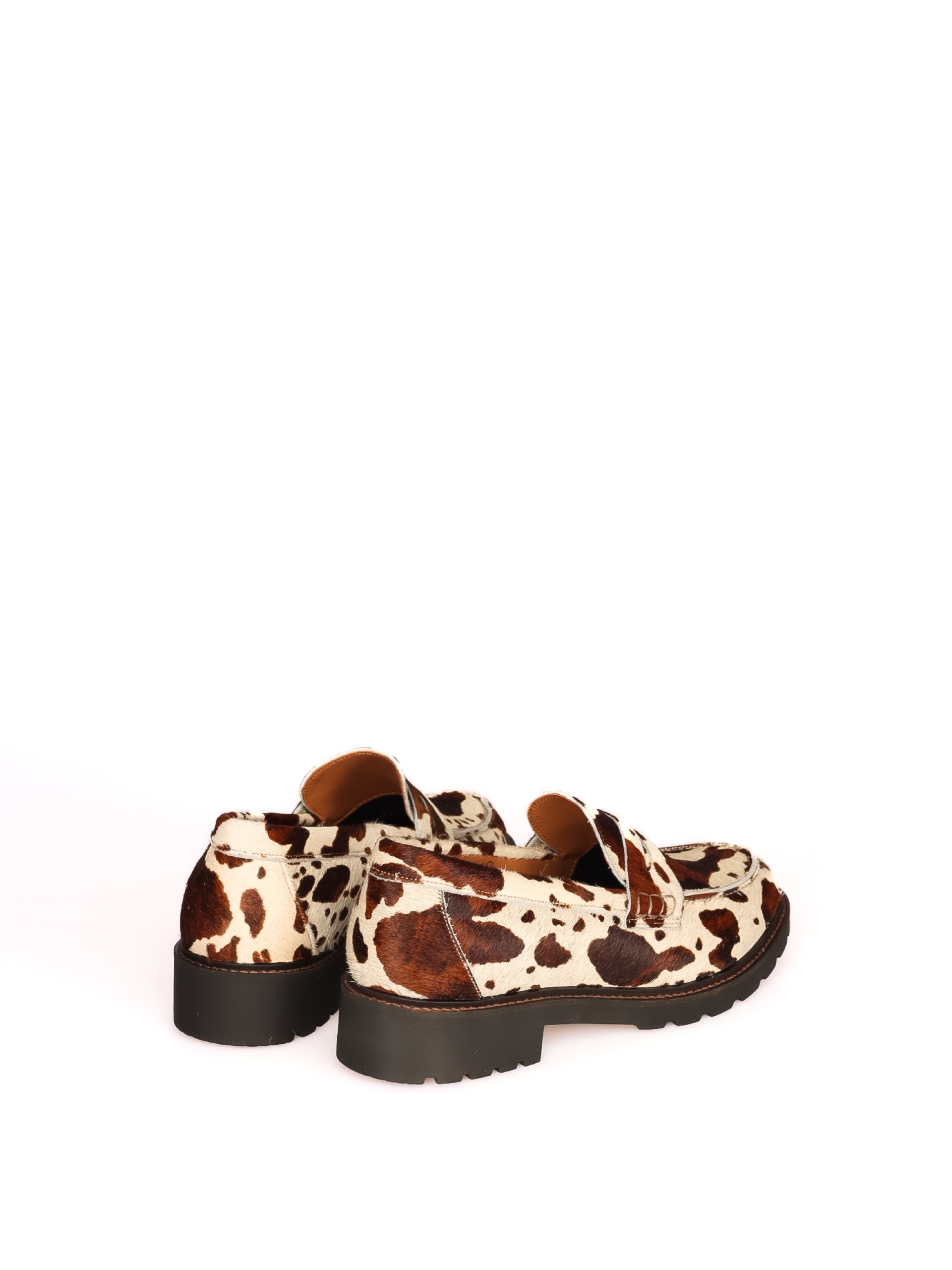 Mocassim clássico Sola Alta em pêlo