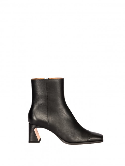 Sofia Costa Mid-Heel Ankle Boots