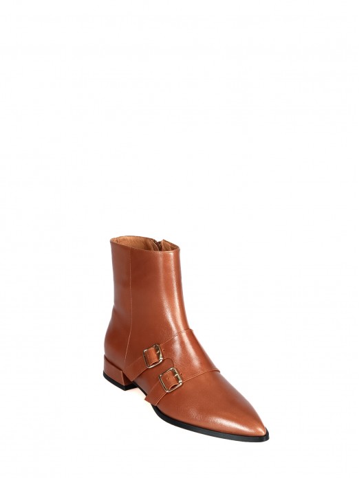 Sofia Costa women's leather ankle boots