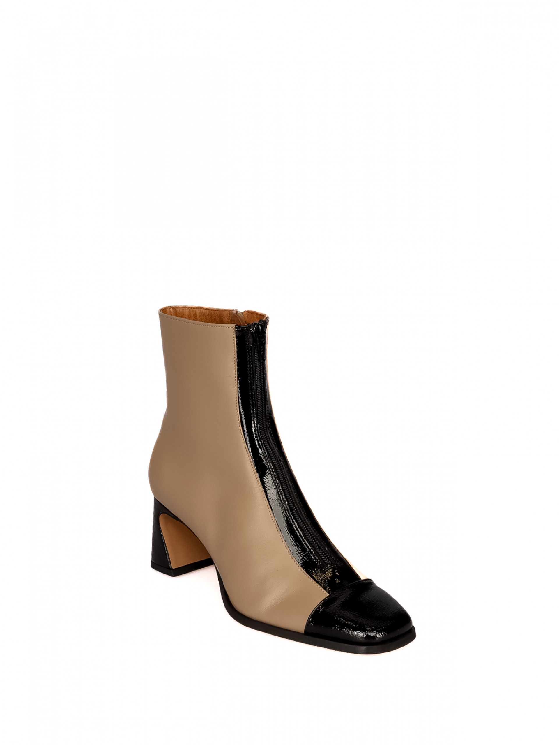 Sofia Costa two-tone ankle boots