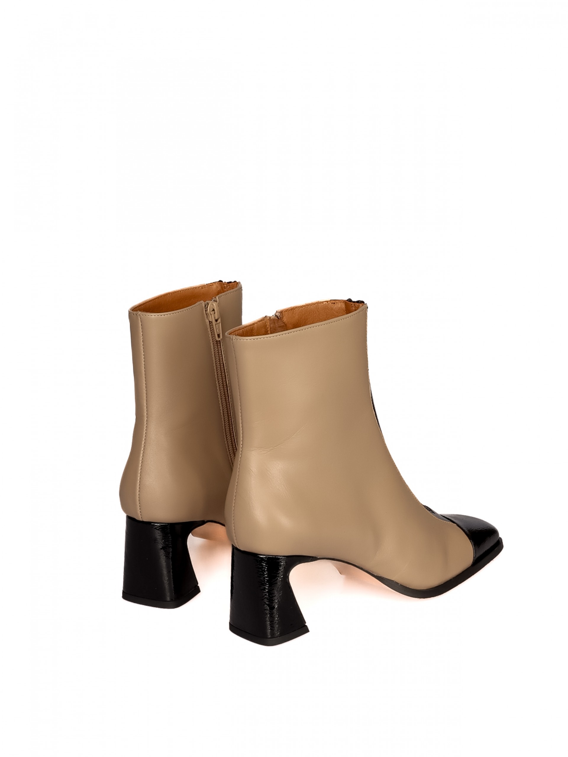 Sofia Costa two-tone ankle boots