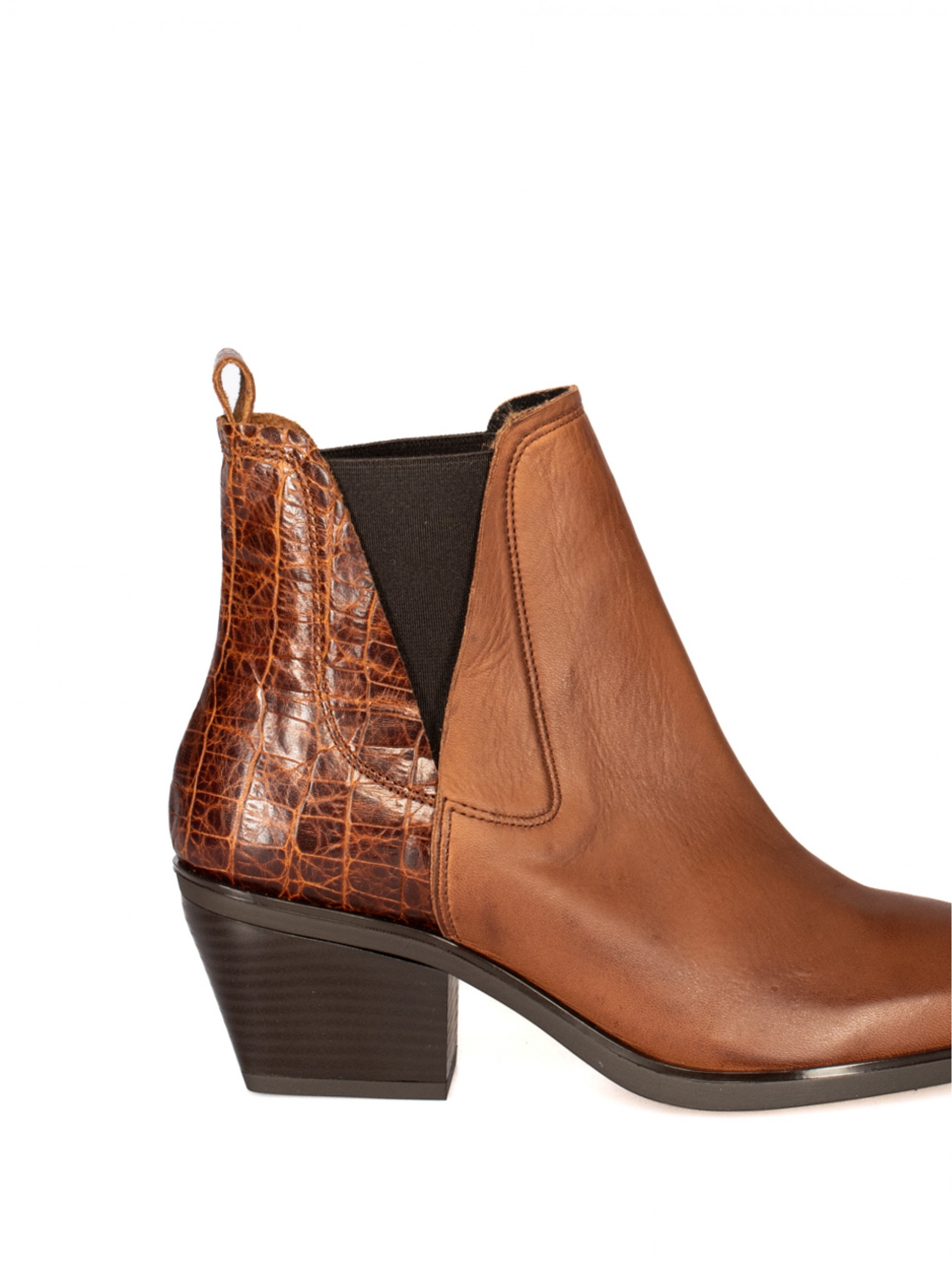 Texan Leather Ankle Boots
