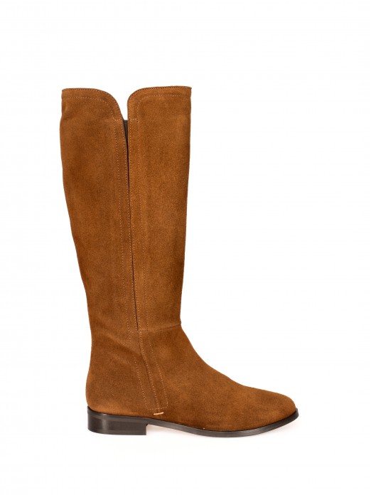 High-Cut Suede Boot
