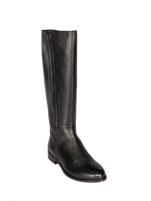 High-Cut Leather Boot