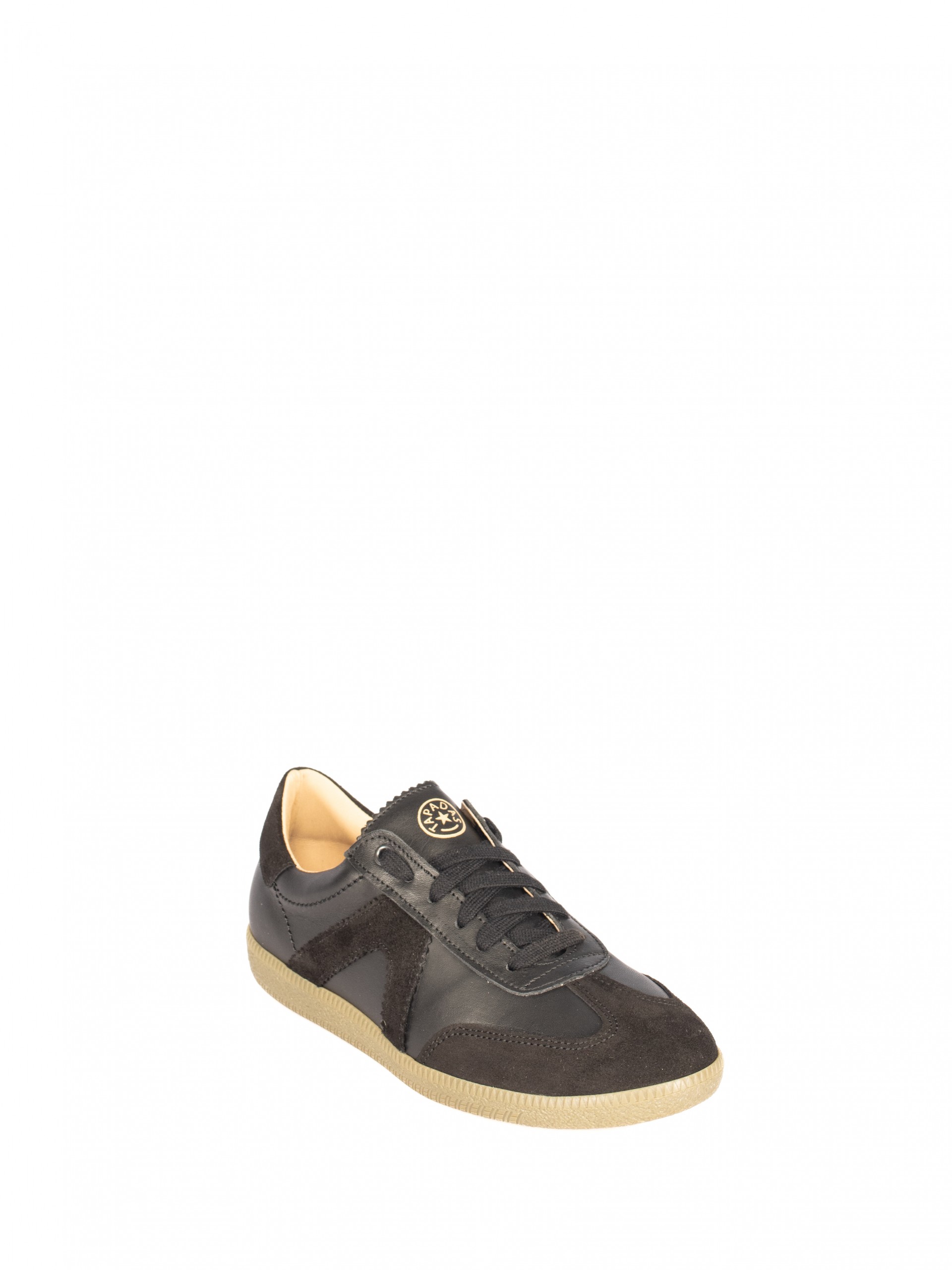 Sapato Desportivo em Pele e camurça