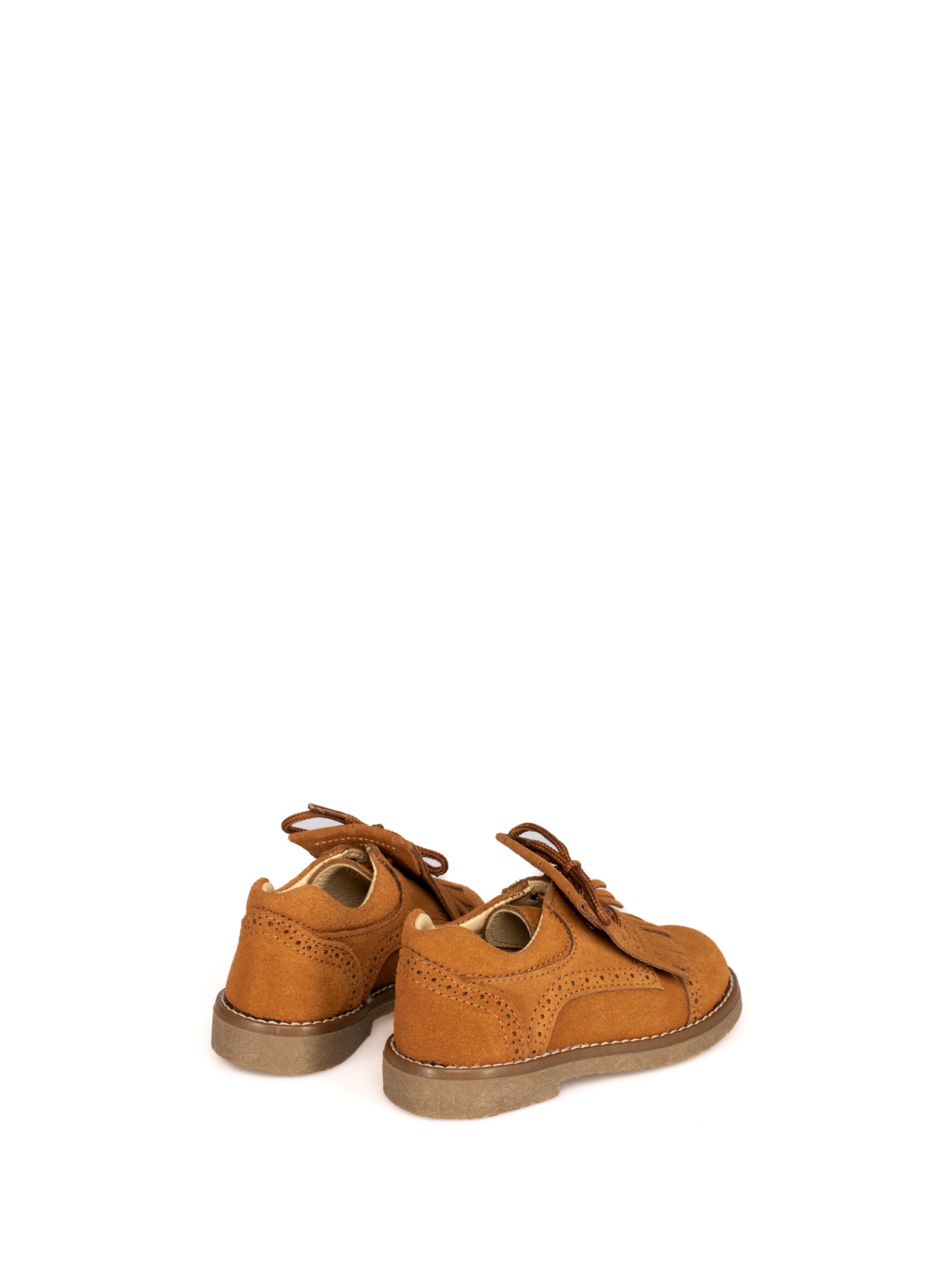 Sheepskin Shoes with Fringe