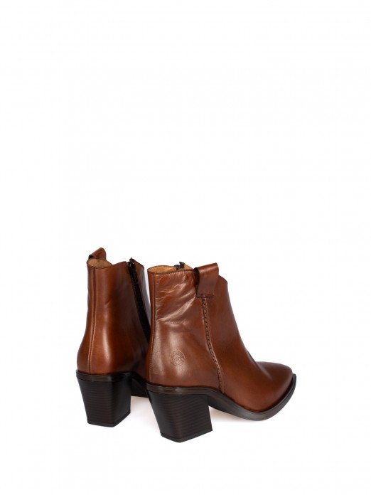 Botim Texano em Pele Botim Texano em Pele