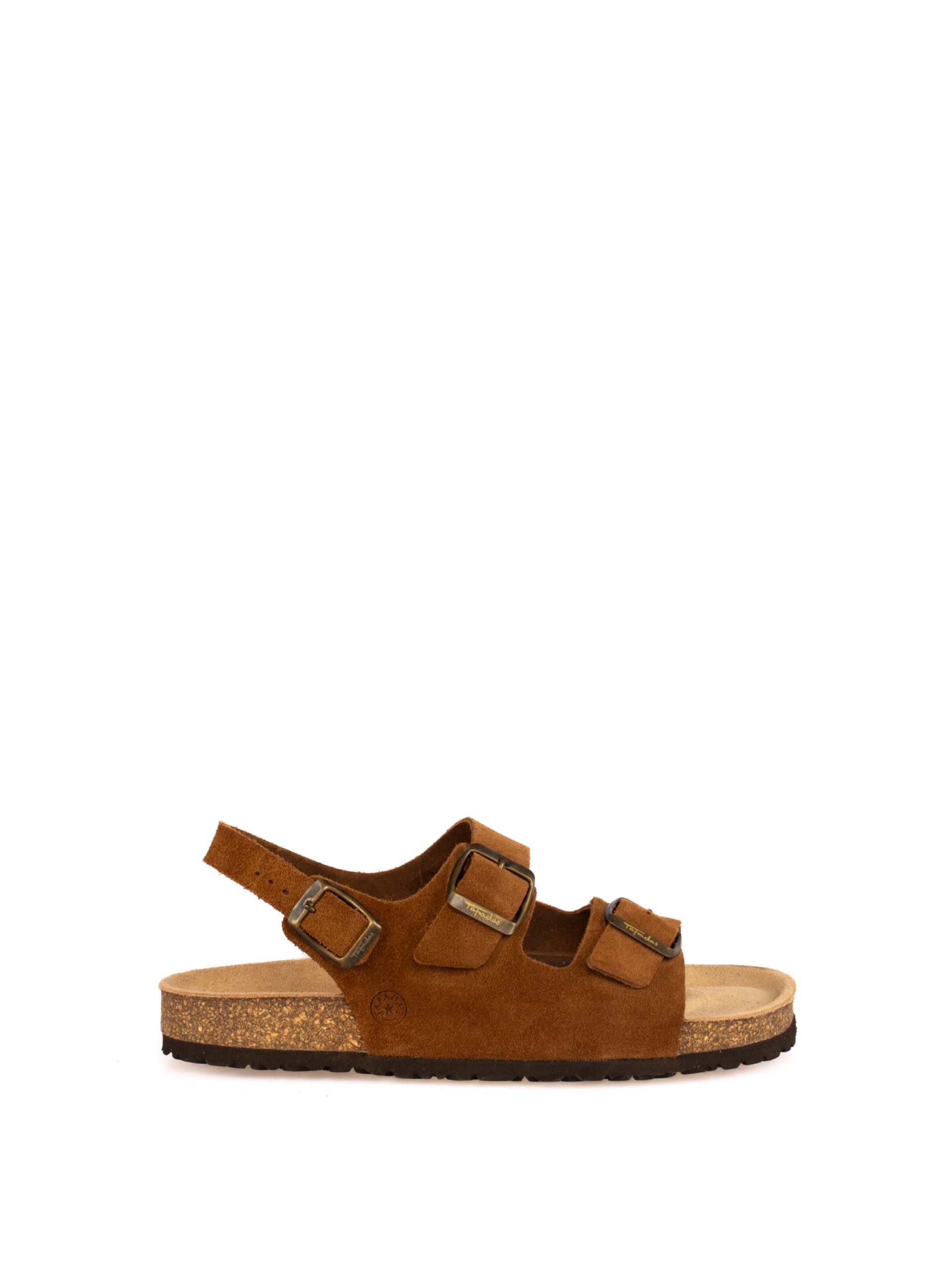 Women’s Bio Suede Sandal with Adjustable Buckles