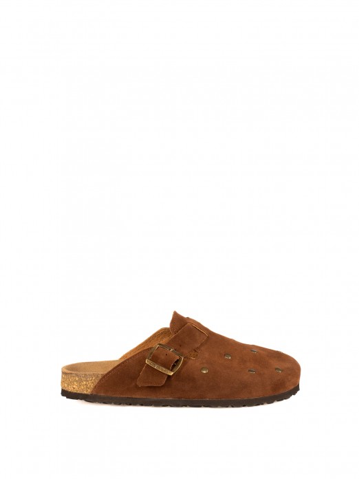 Women’s Bio Suede Clog with Studs Women’s Bio Suede Clog with Studs
