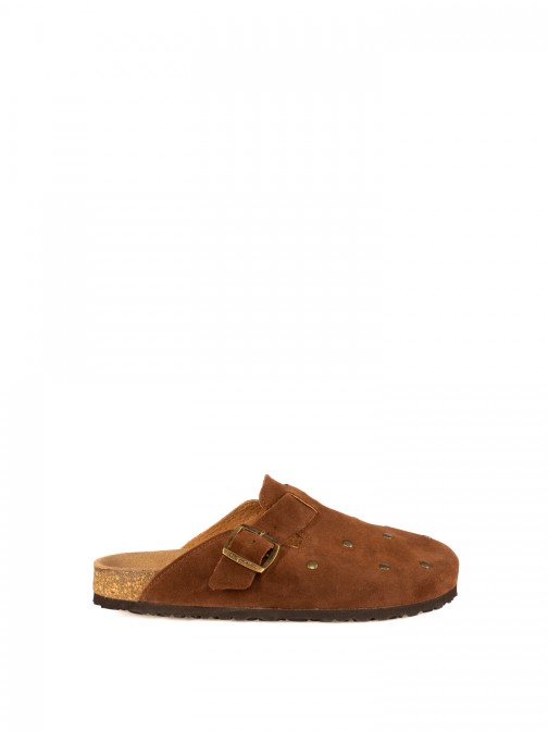 Women’s Bio Suede Clog with Studs Women’s Bio Suede Clog with Studs