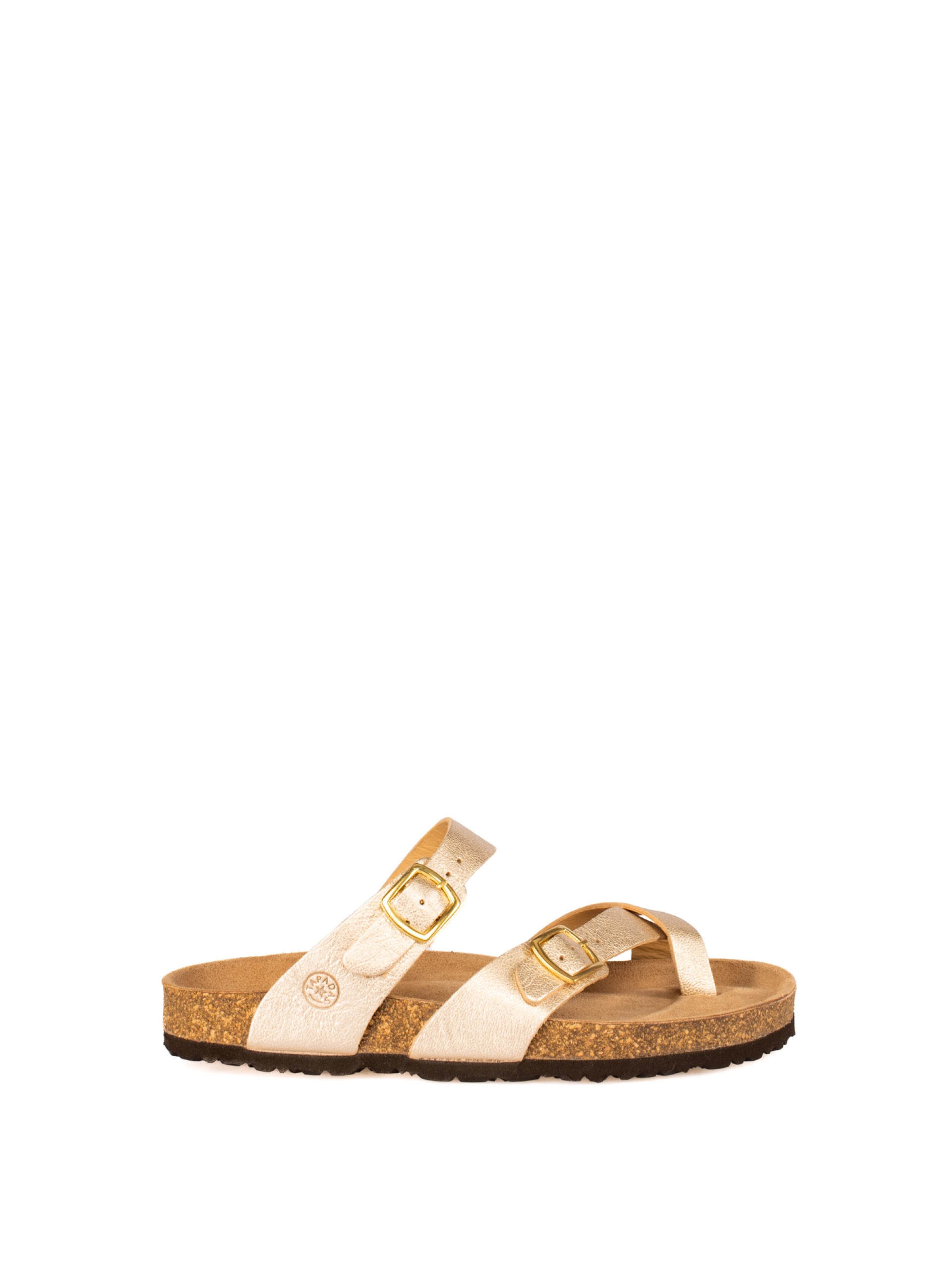 Women’s Bio Laminated Leather Slide Sandal