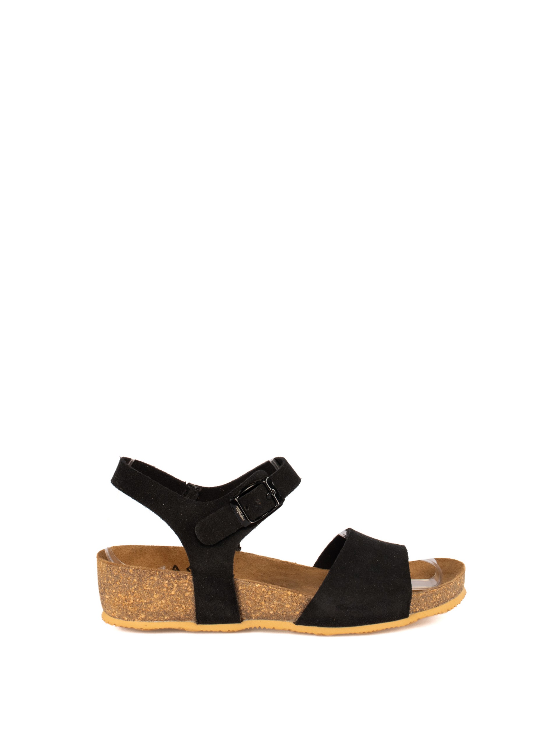 Bio Wedge Sandal in Suede