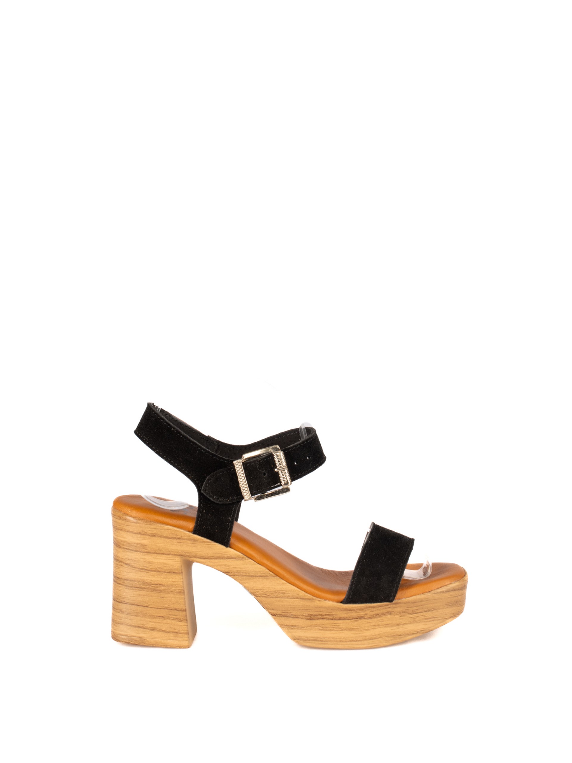 Wedge Sandal in Suede