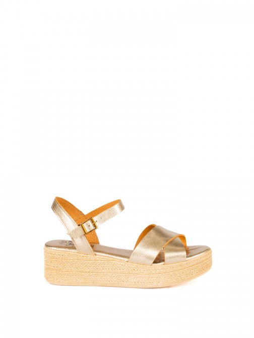 Women�s Suede Jeans Wedge Sandal