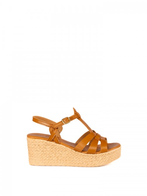 Women�s Suede Jeans Wedge Sandal