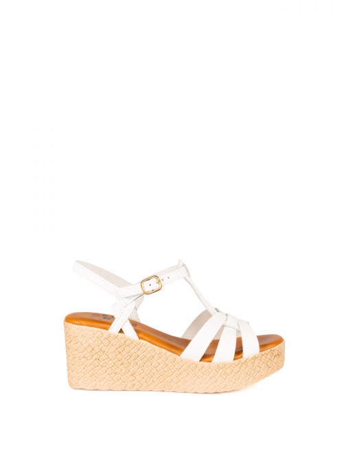 Women�s Suede Jeans Wedge Sandal