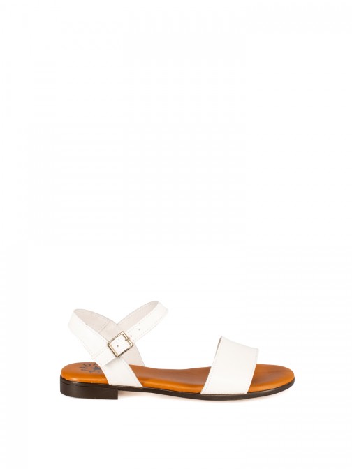 Women�s Flat Leather Sandal