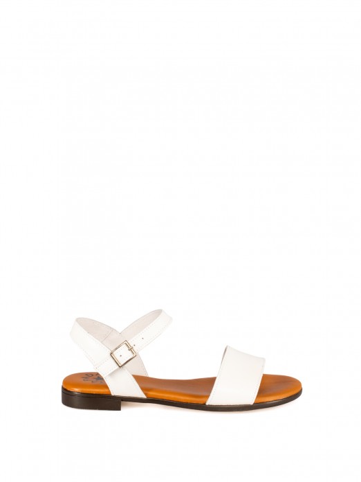 Women�s Flat Leather Sandal
