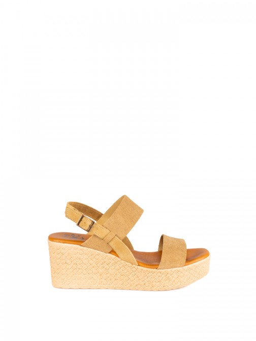 Women’s Suede Jeans Wedge Sandal Women’s Suede Jeans Wedge Sandal