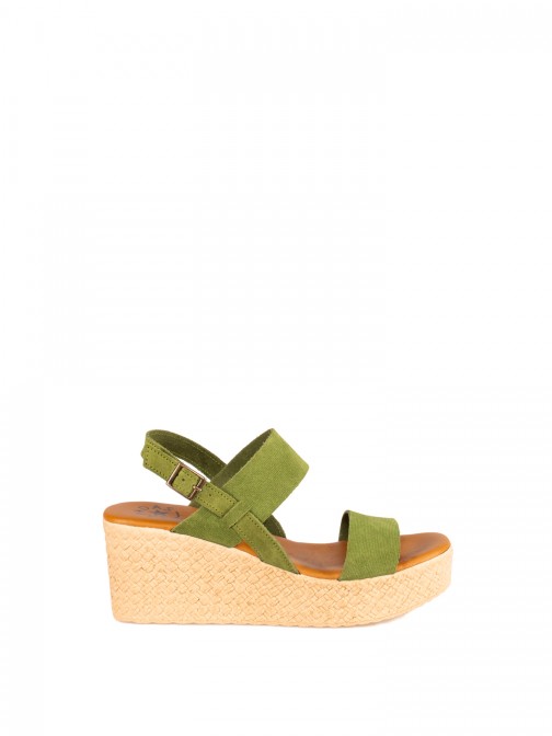 Women’s Suede Jeans Wedge Sandal Women’s Suede Jeans Wedge Sandal