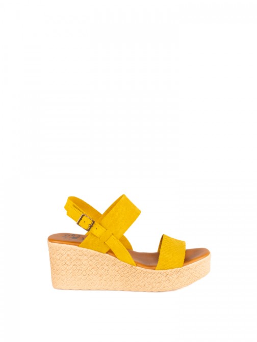 Women’s Suede Jeans Wedge Sandal Women’s Suede Jeans Wedge Sandal