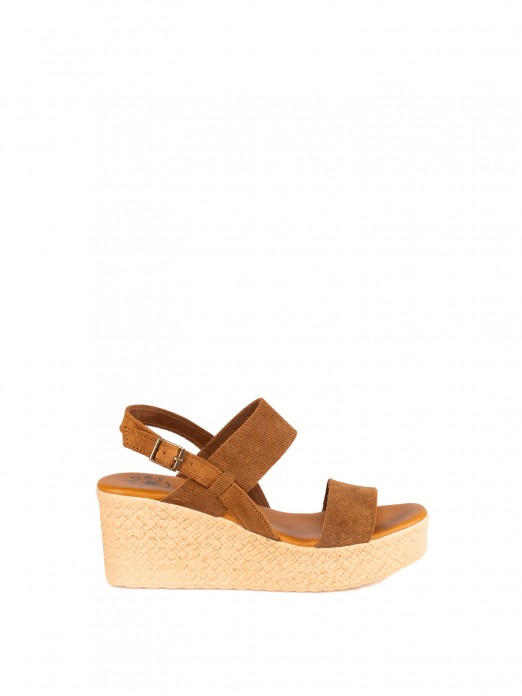 Women’s Suede Jeans Wedge Sandal Women’s Suede Jeans Wedge Sandal