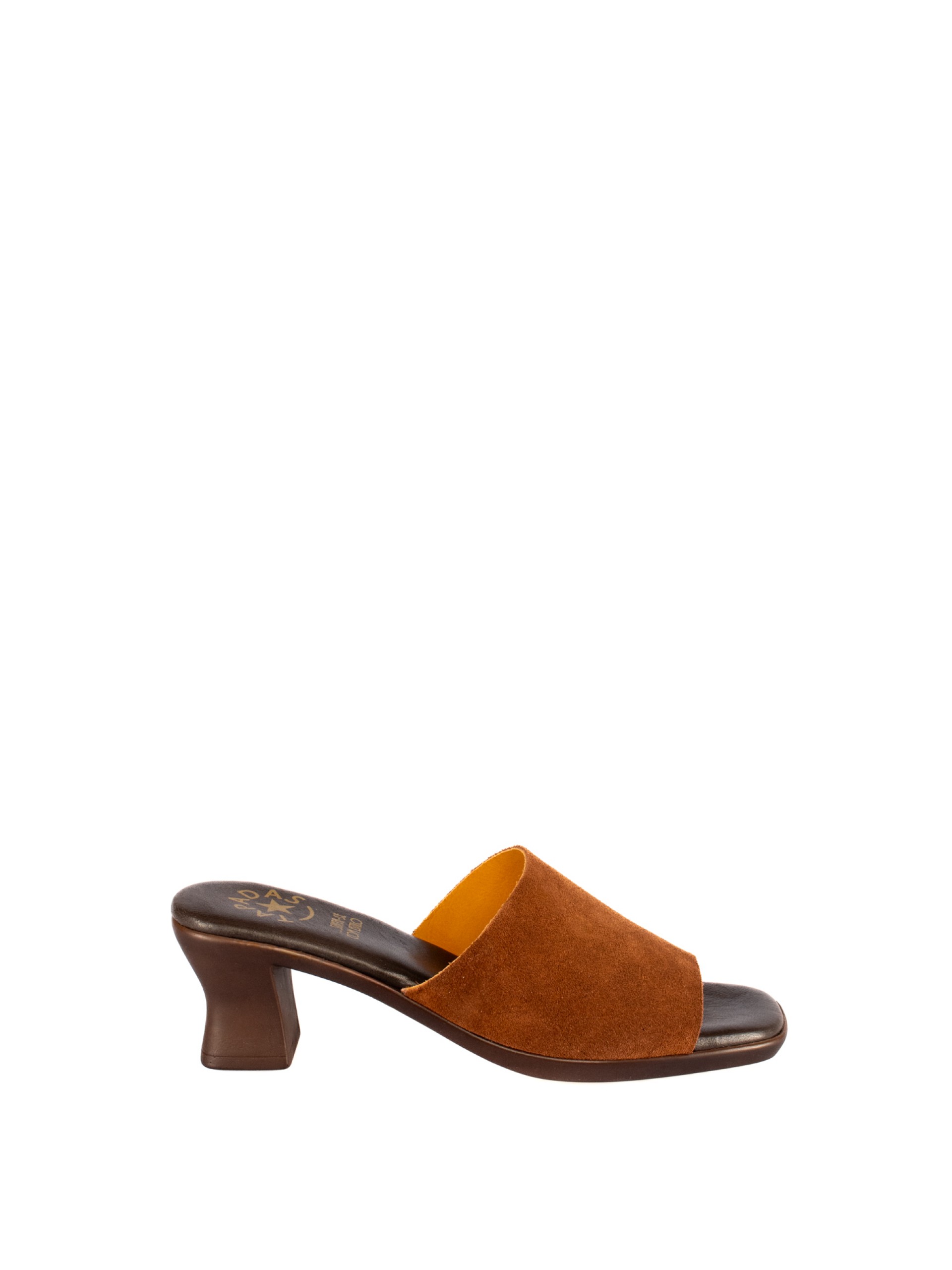 Kitten Heel Suede Mule