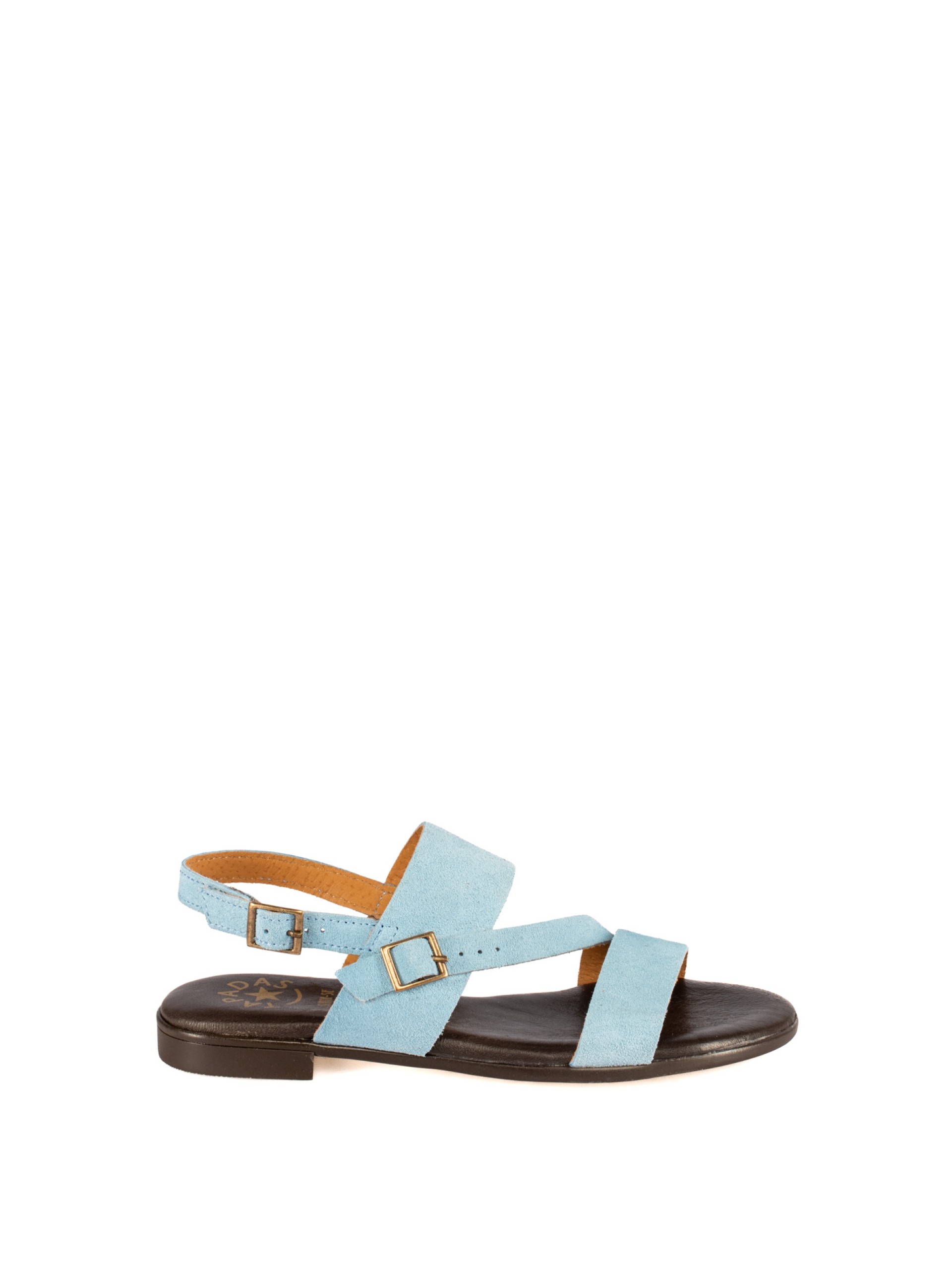Women’s Flat Suede Sandalwith Straps
