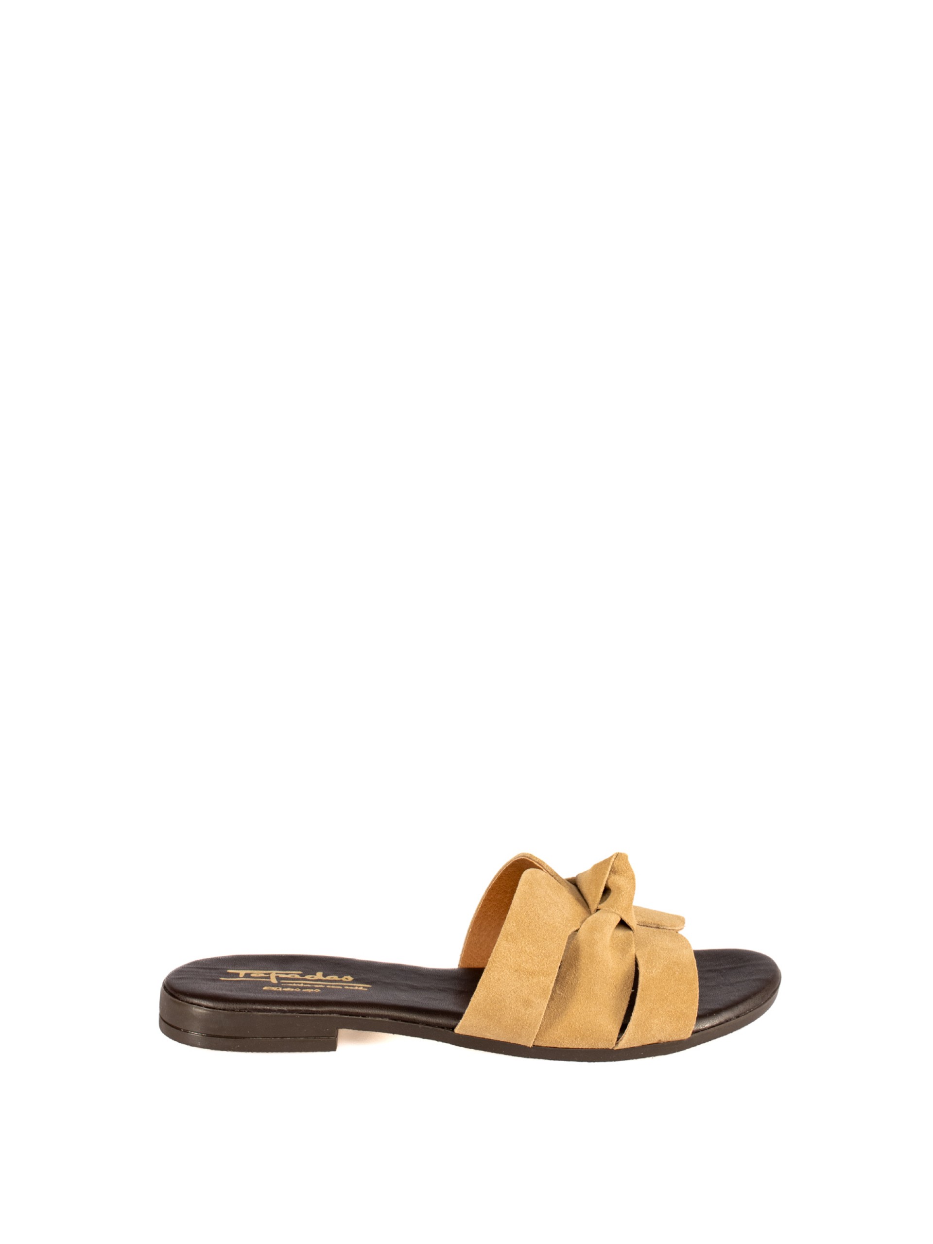 Women’s Suede Slide with Bow