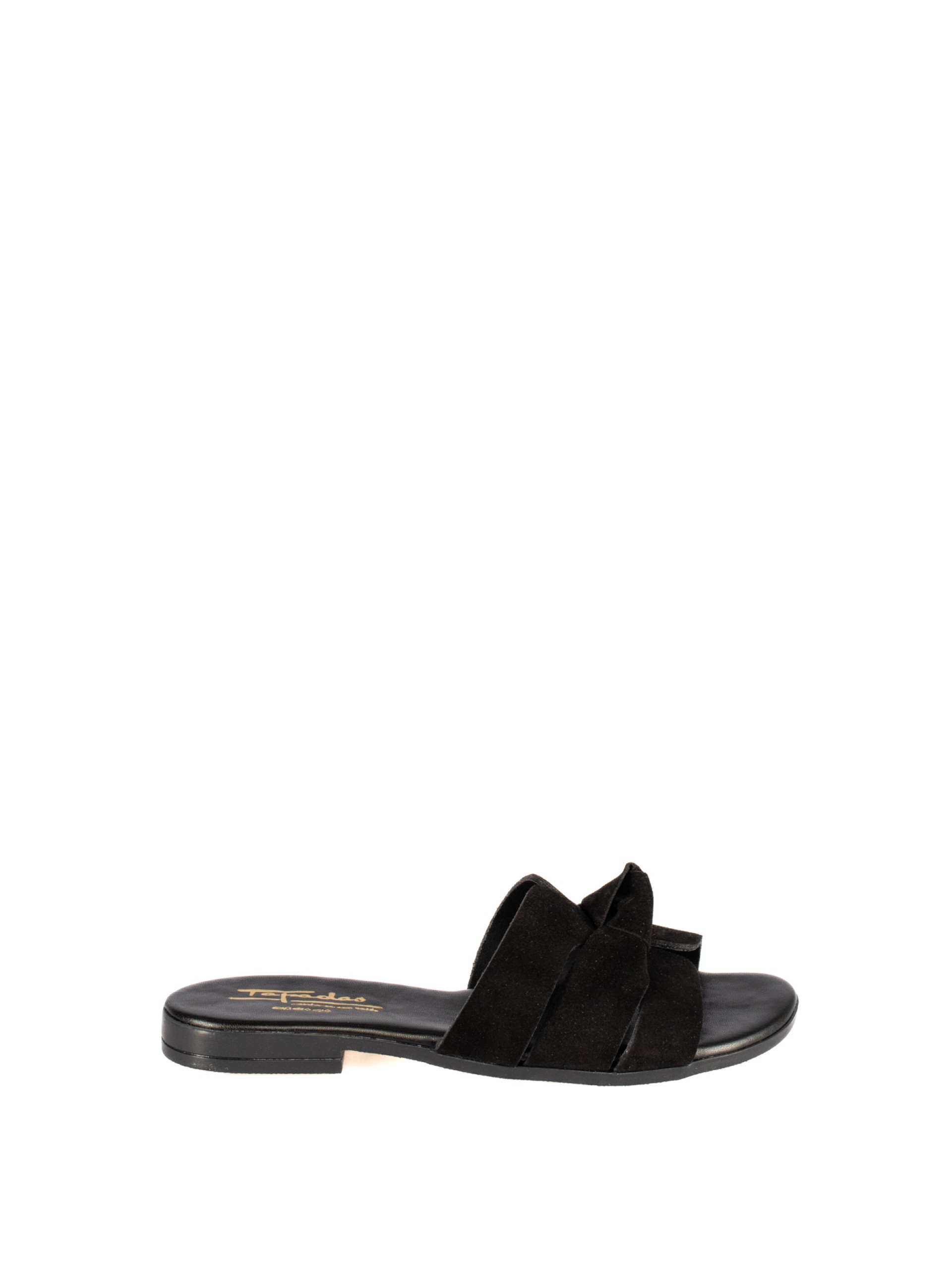 Women’s Suede Slide with Bow