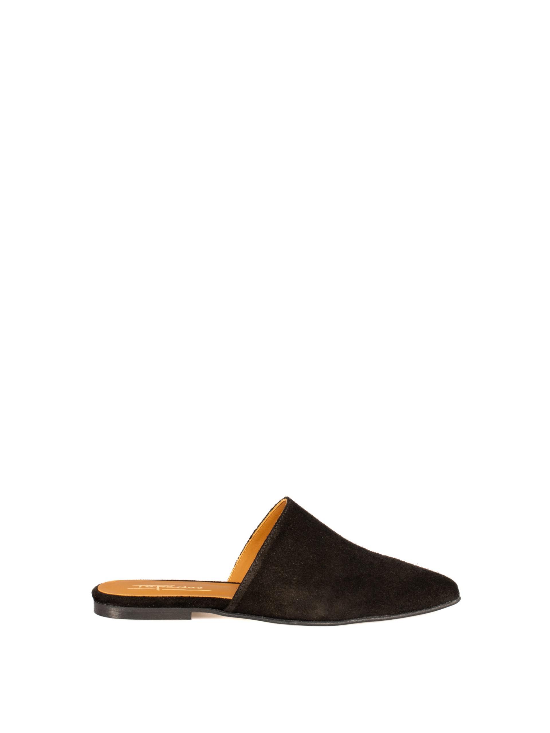 Women’s suede flat mule