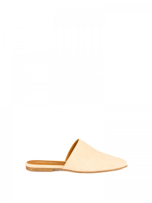 Women’s suede flat mule Women’s suede flat mule