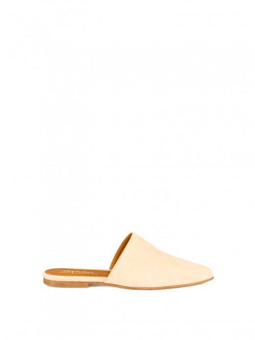 Women’s suede flat mule Women’s suede flat mule