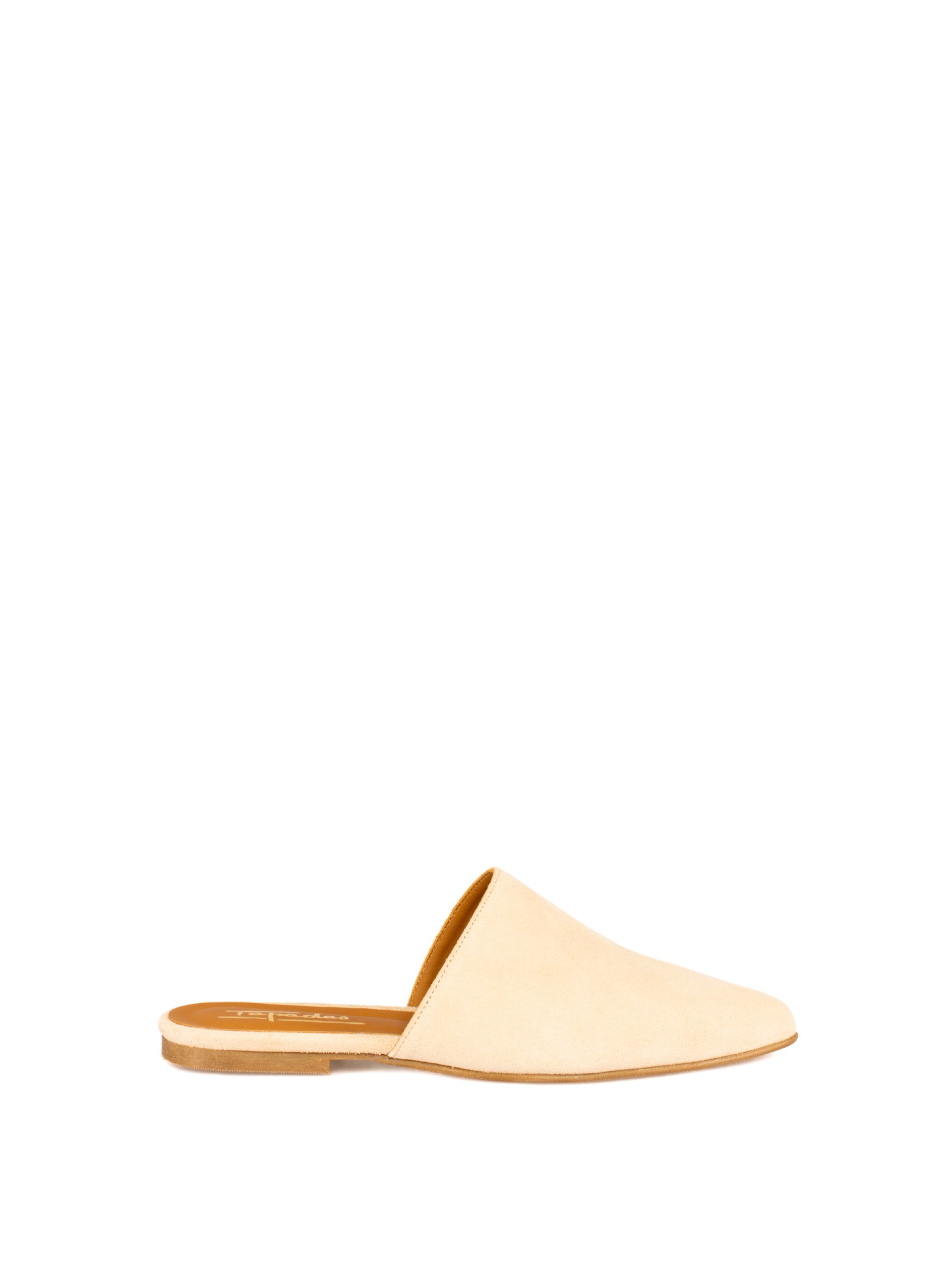 Women’s suede flat mule