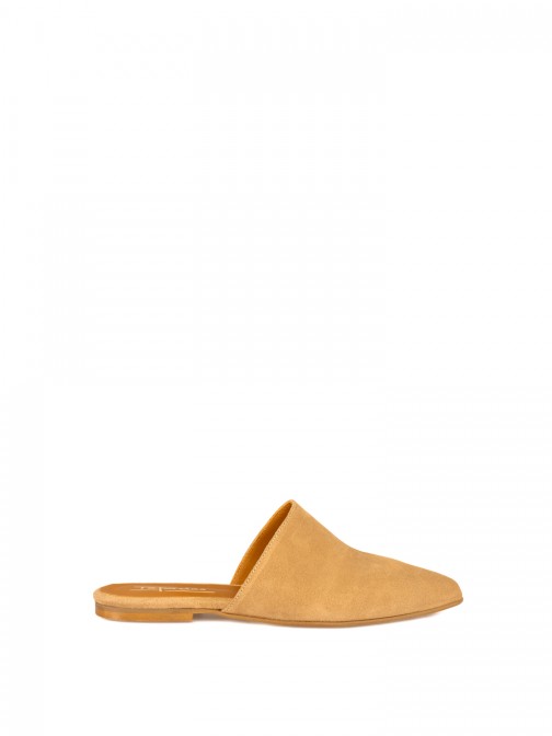 Women’s suede flat mule Women’s suede flat mule