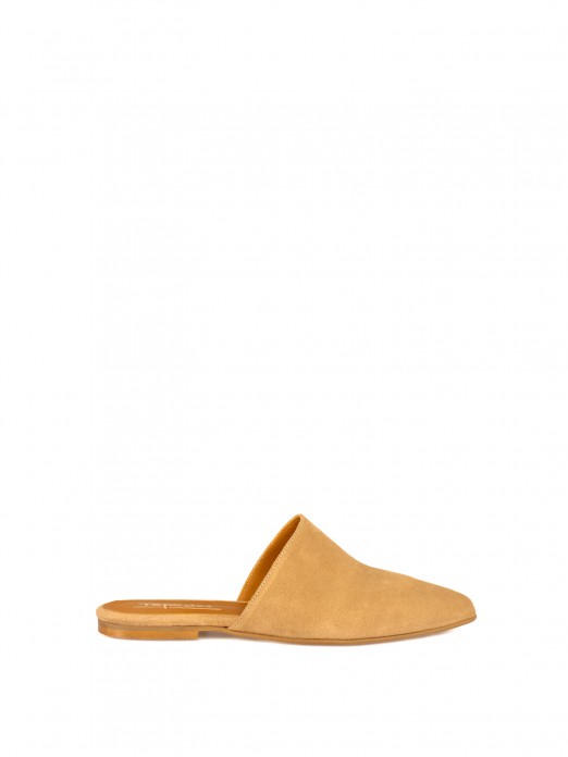 Women’s suede flat mule Women’s suede flat mule