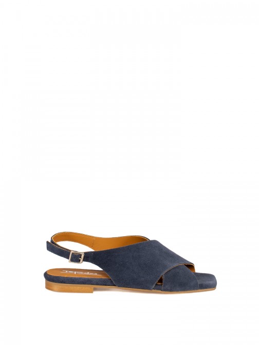 Women�s Suede Slingback Flat Shoe