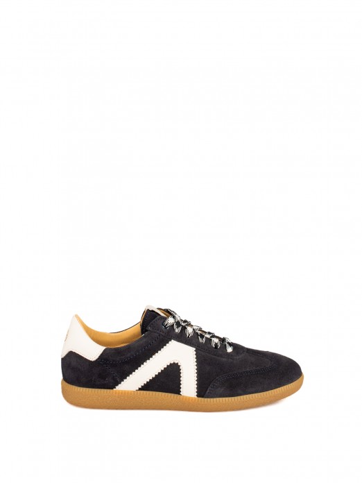 Women’s Suede Sneakers with Leather Details Women’s Suede Sneakers with Leather Details