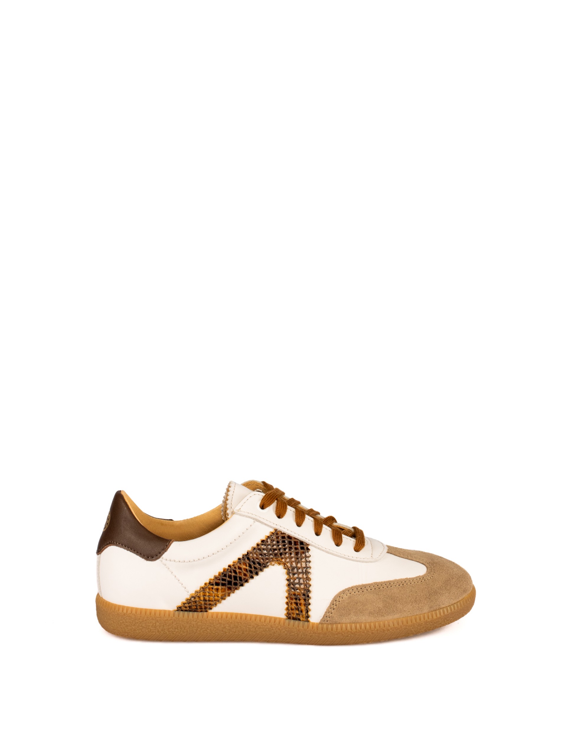 Sapatilhas de Senhora em Pele com Animal Print