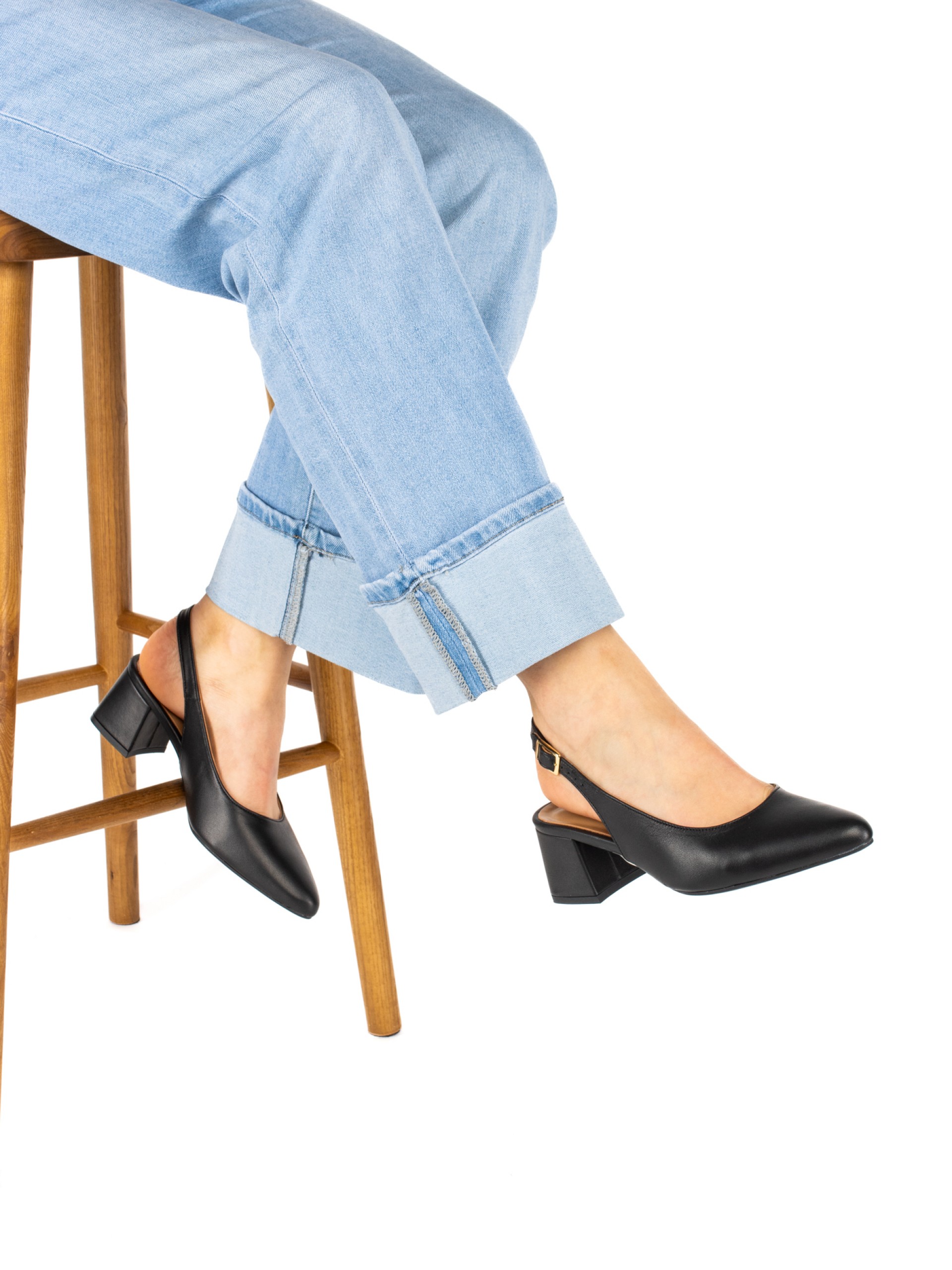 Women’s Leather Slingback Shoe