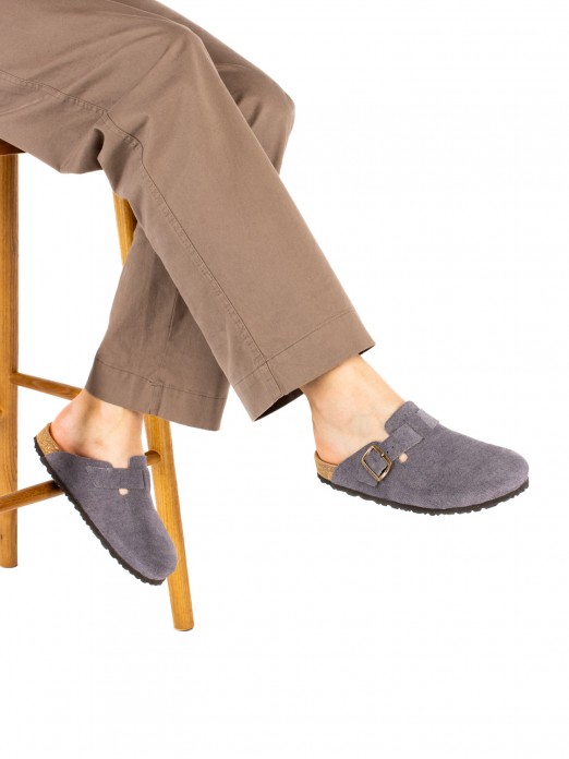 Clog Bio de Senhora em Camur�a Jeans