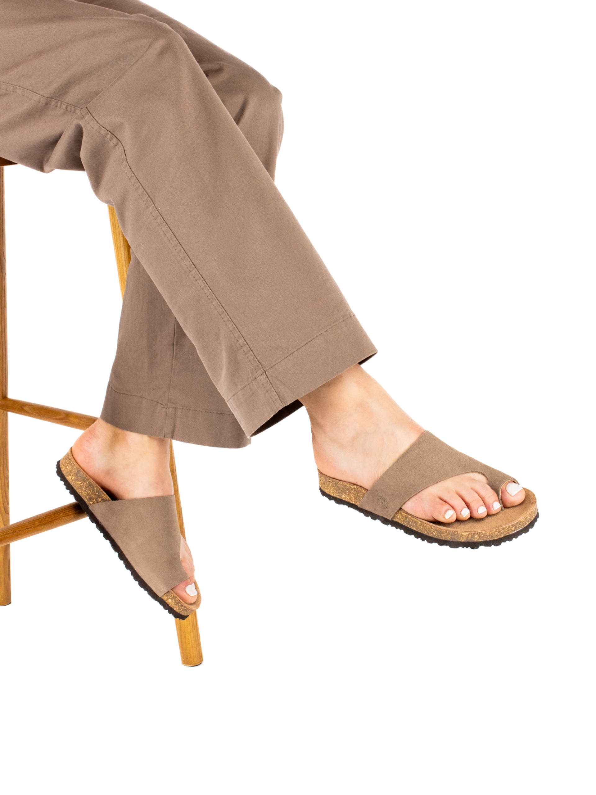 Women’s Bio Toe-Post Leather Sandal