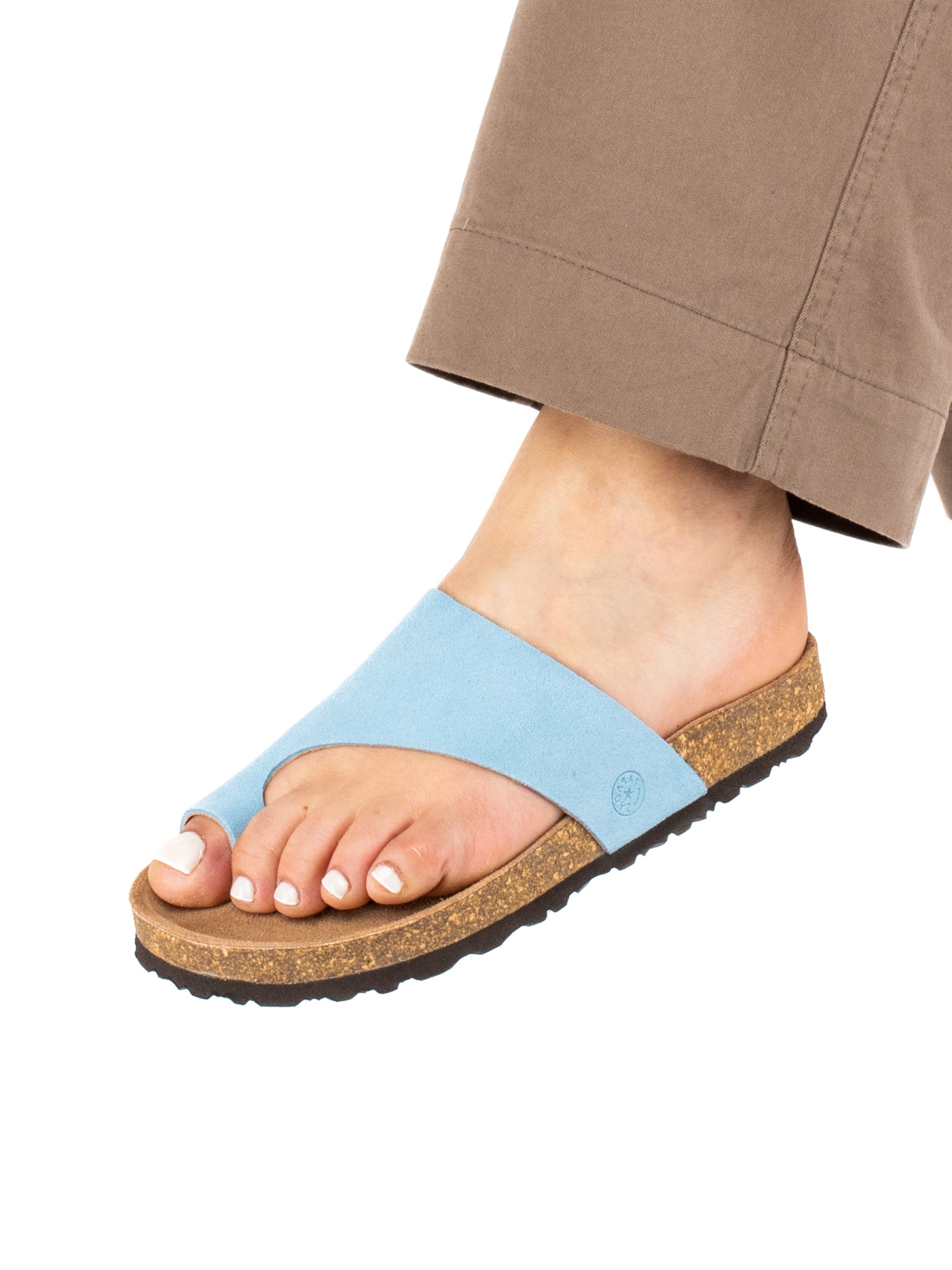 Women’s Bio Toe-Post Leather Sandal