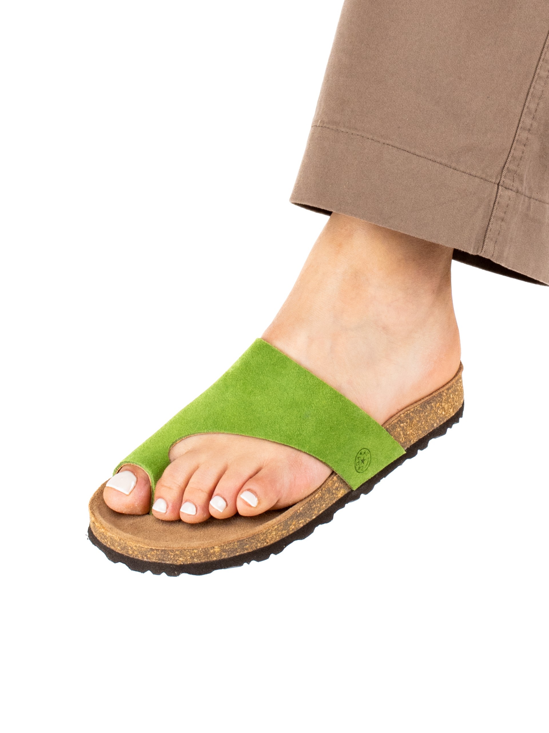 Women’s Bio Toe-Post Leather Sandal