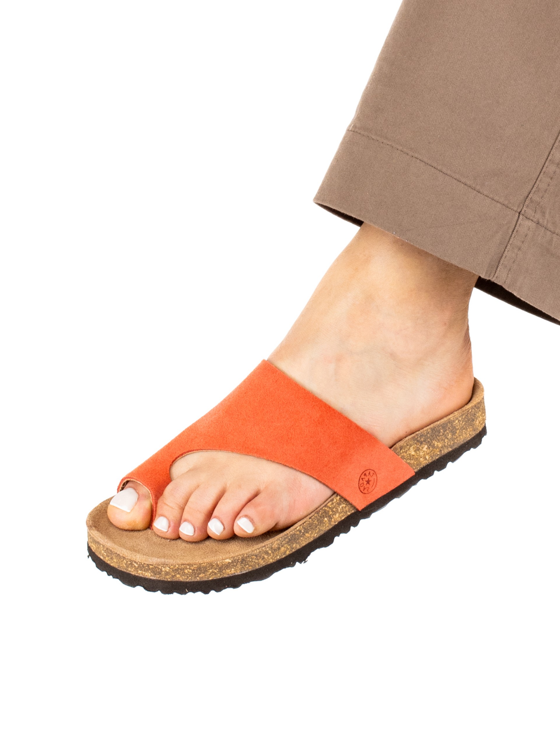 Women’s Bio Toe-Post Leather Sandal