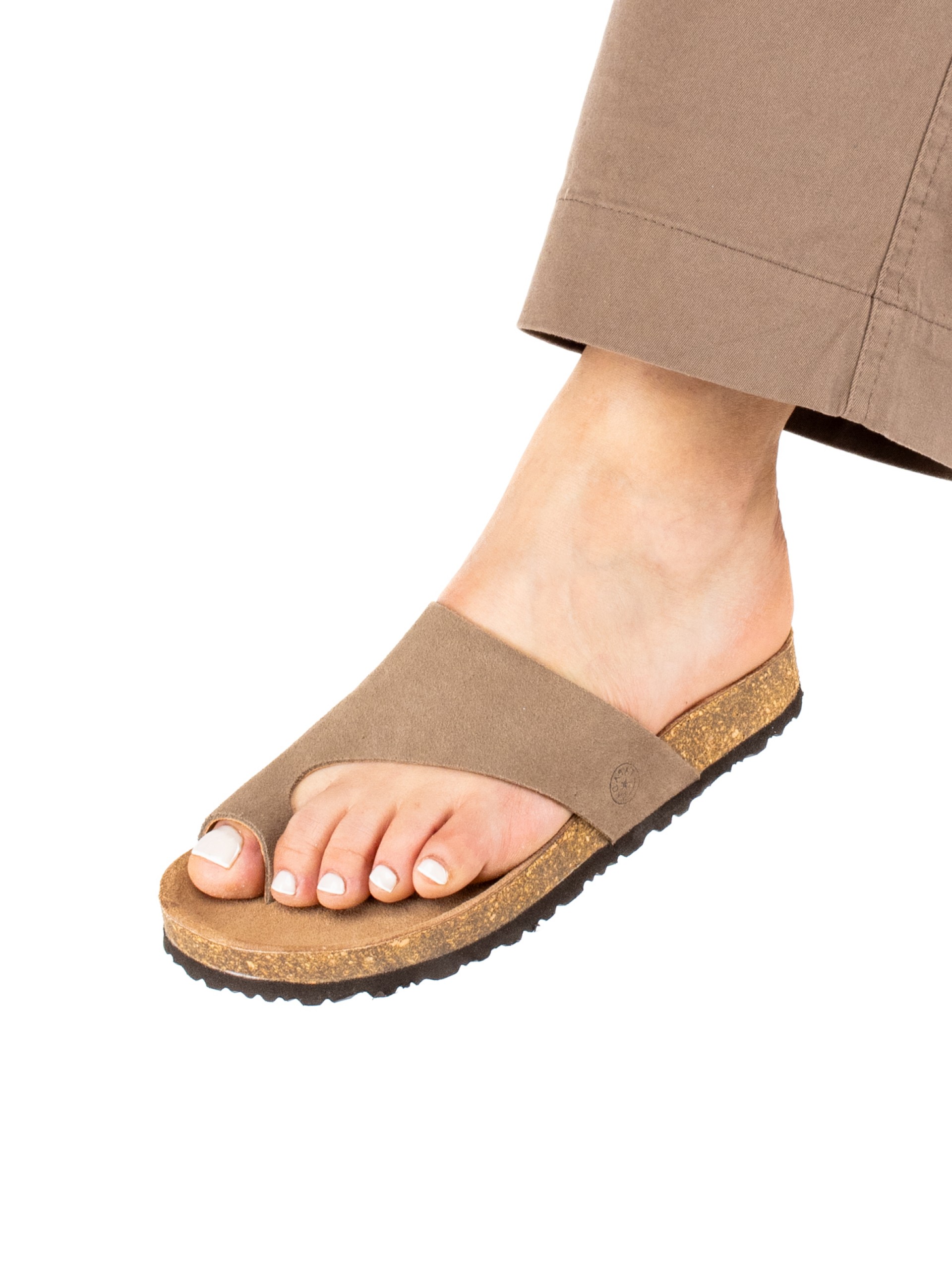 Women’s Bio Toe-Post Leather Sandal
