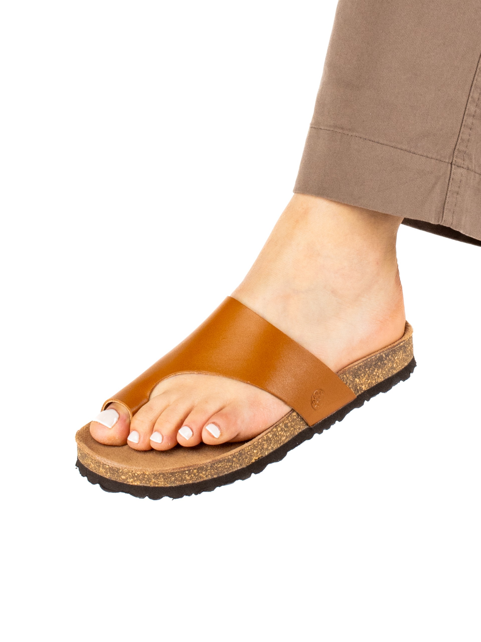 Women’s Bio Toe-Post Leather Sandal