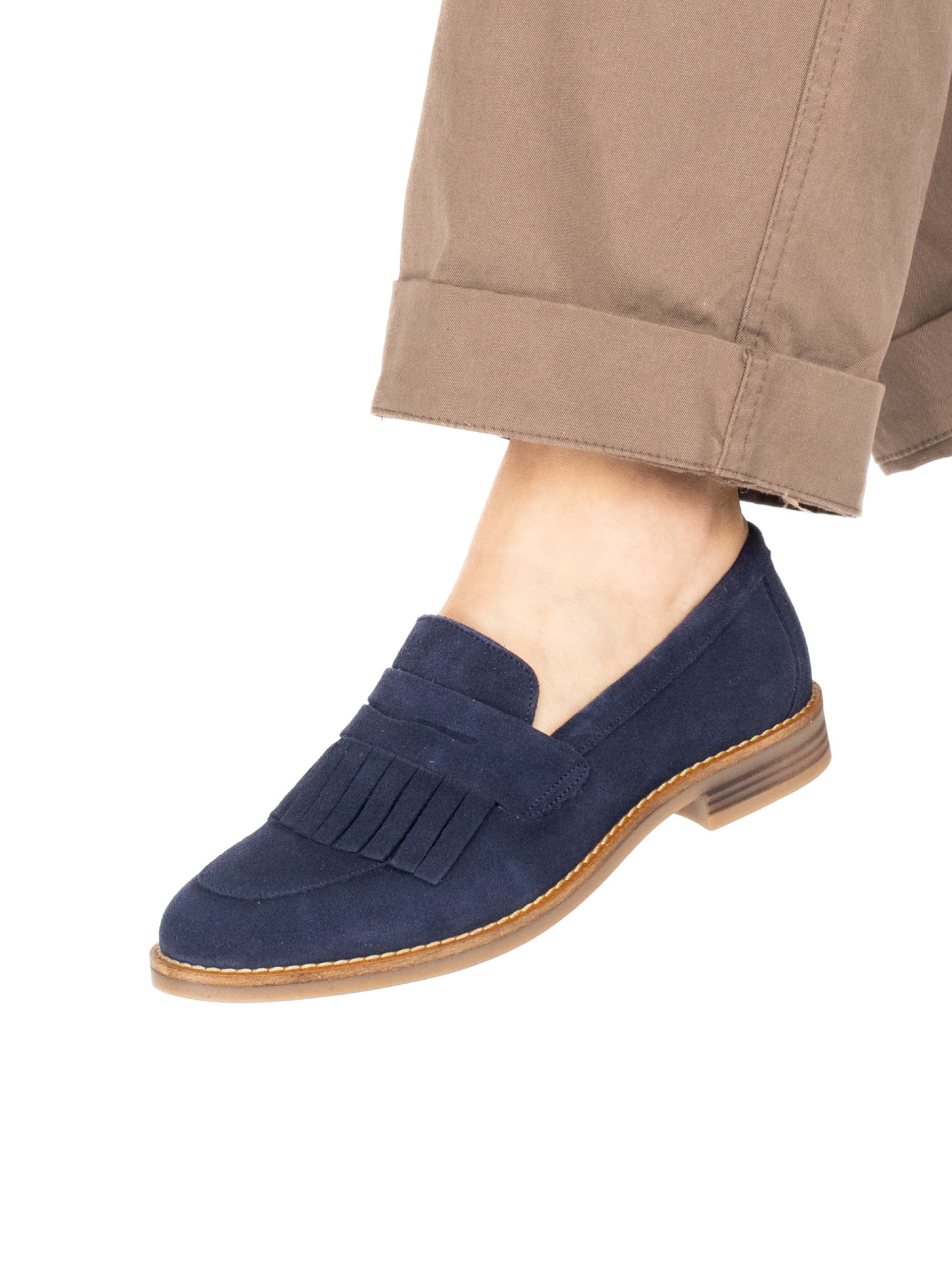 Mocassim de Senhora em Camurça