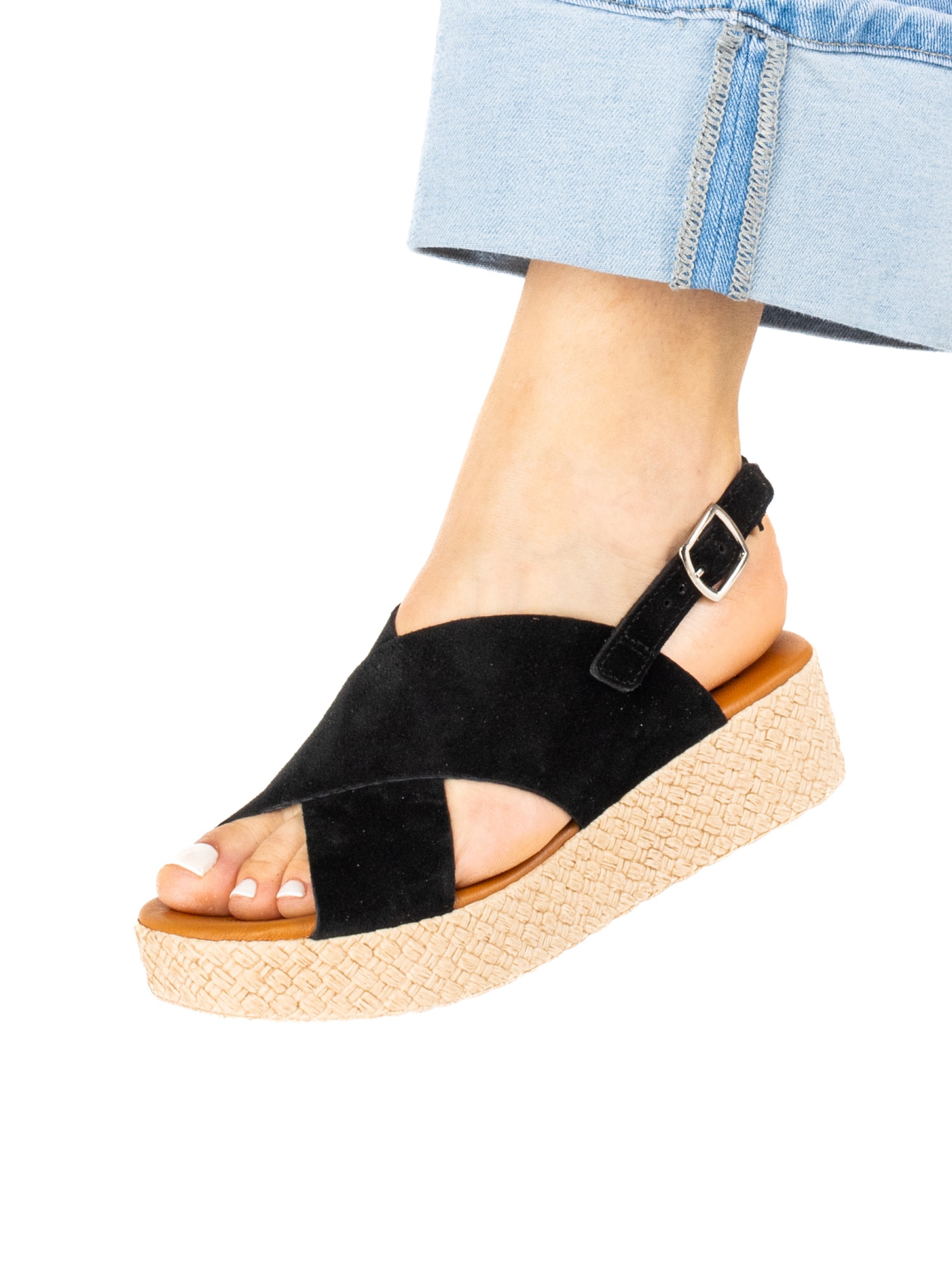 Women’s Suede Wedge Sandal